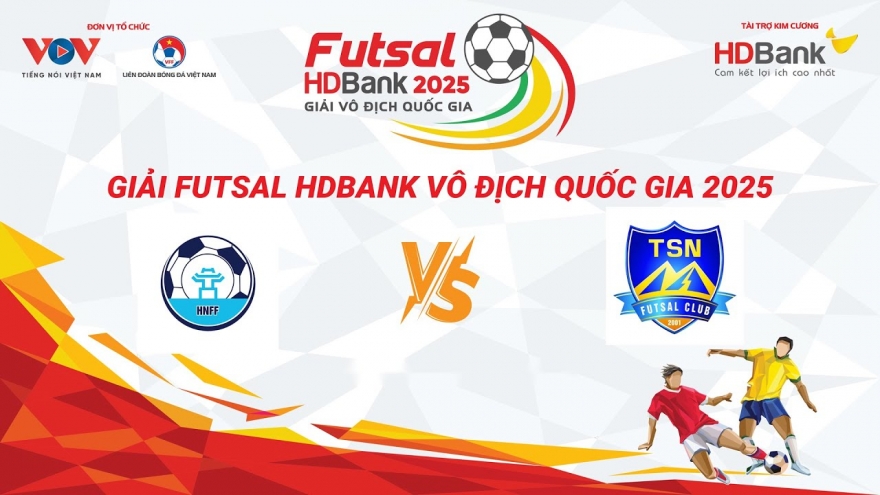 Trực tiếp Hà Nội vs Thái Sơn Nam TP.HCM Giải Futsal HDBank VĐQG 2025